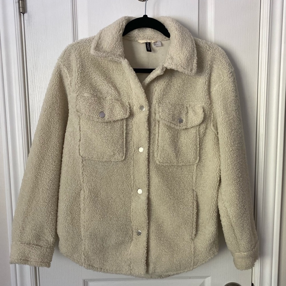 H&M Divided Sherpa Shacket